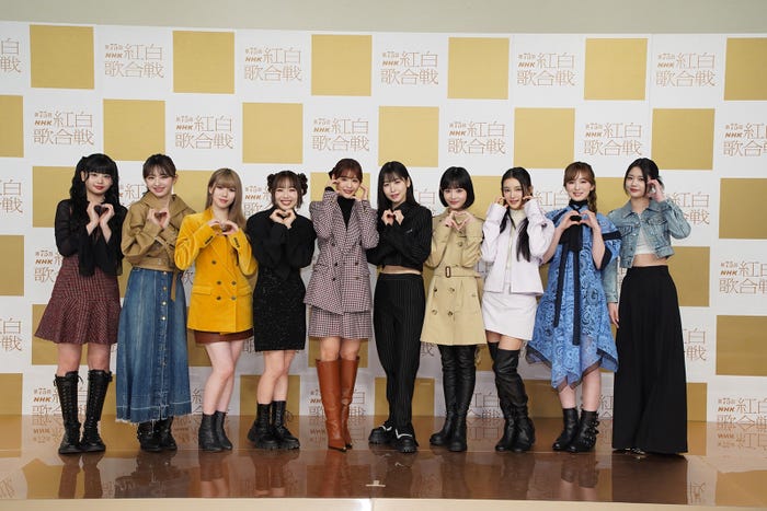 ME:I/RINON(村上璃杏)、COCORO(加藤心)、AYANE(高見文寧)、KEIKO(清水恵子)、RAN(石井蘭)、MOMONA(笠原桃奈)、SHIZUKU(飯田栞月)、MIU(櫻井美羽)、SUZU(山本すず)、KOKONA(佐々木心菜)※TSUZUMI(海老原鼓)欠席(提供写真)