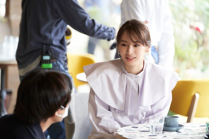 北川景子/CM「信じられる」篇メイキングより(提供写真)
