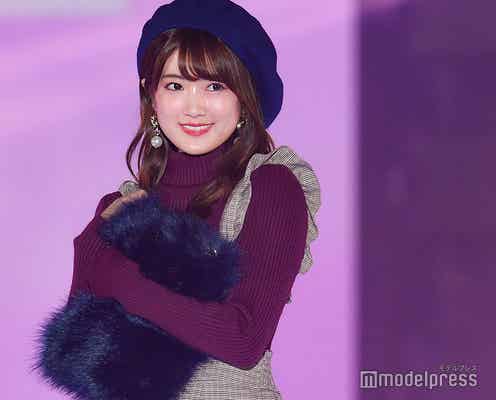 乃木坂46樋口日奈、ハプニングさえも可愛さに変える 投げキッスで会場魅了<GirlsAward 2018 A/W>