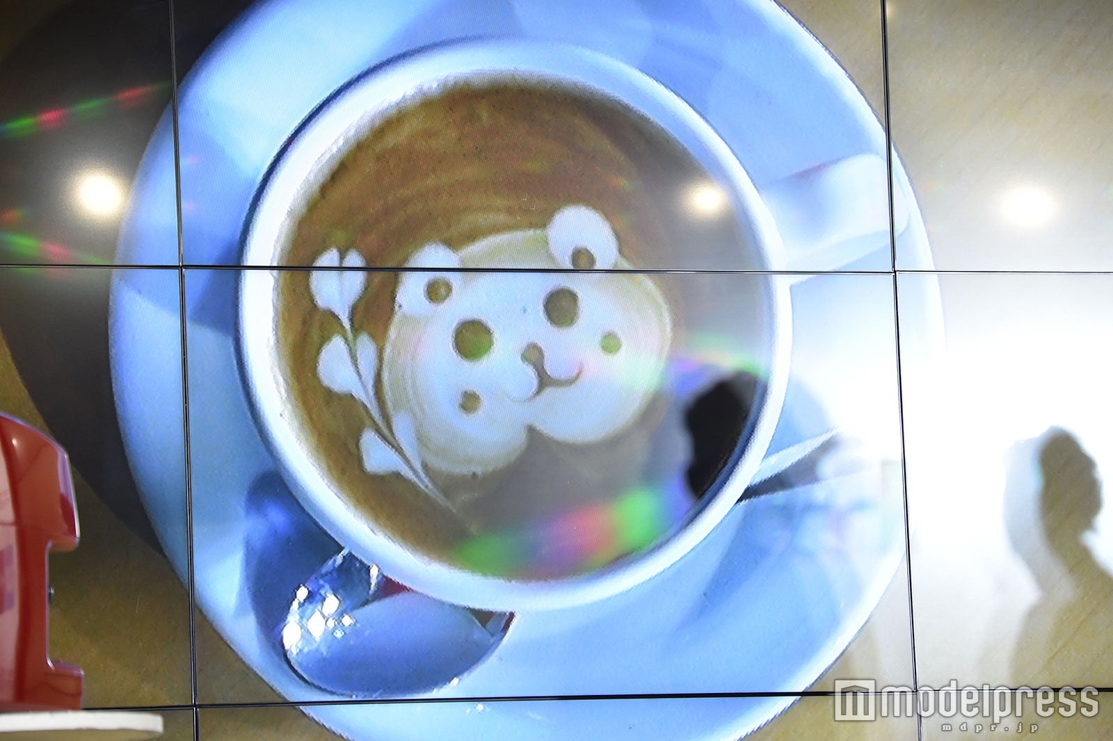 石原さとみ作・クマのラテアート （C）モデルプレス