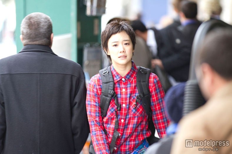 蒼井優／新CM「check」篇メイキングショット