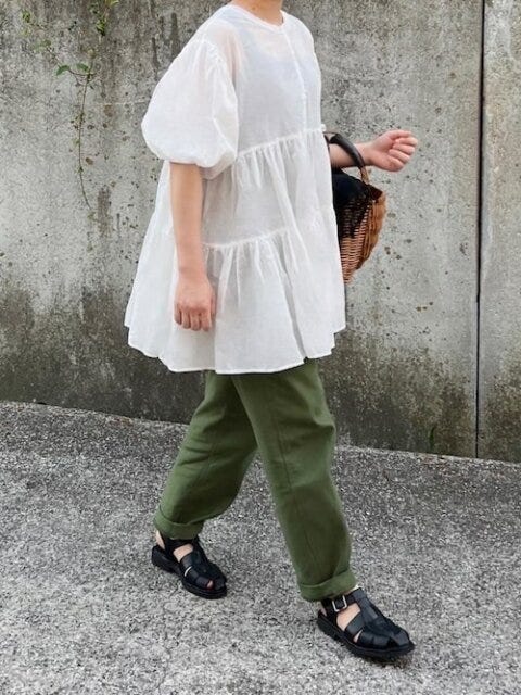 シアーシャツ コーデ シアーシャツ コーデ