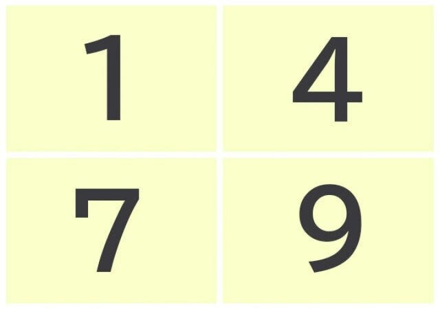 次の数字の中で、あなたが気になるのは？