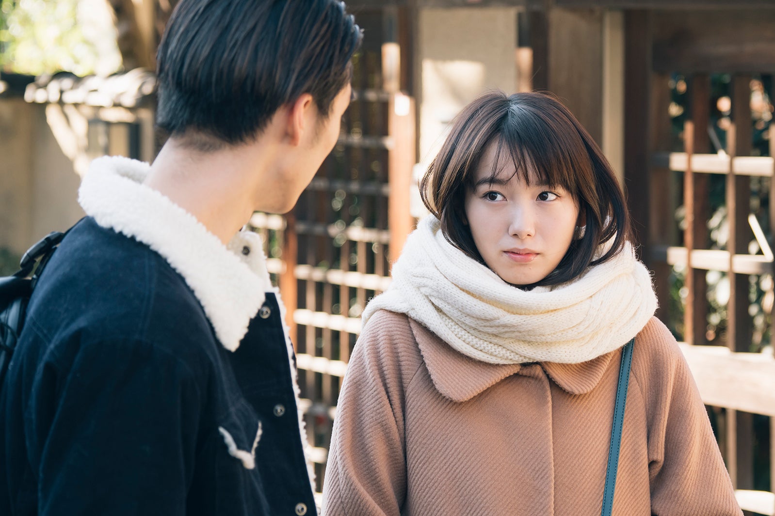 清水尋也、飯豊まりえ／「電影少女」第8話より（C）「電影少女2018」製作委員会