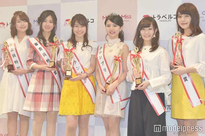 青木美奈実さん、浅田春奈さん、浅古あいりさん、松田有紗さん、大迫瑞季さん、楫真梨子さん (C)モデルプレス