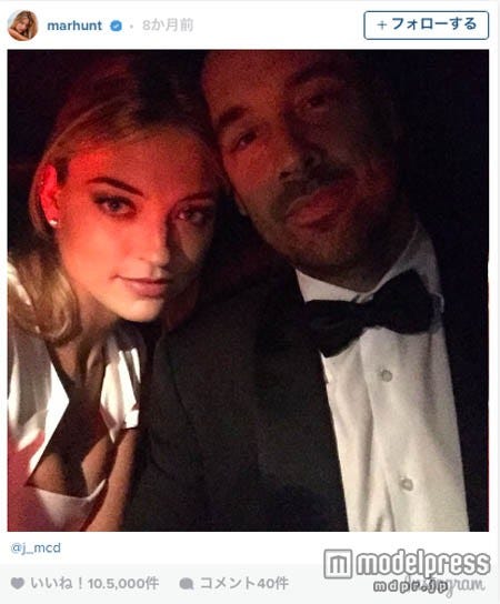 マーサ・ハント&ジェイソン・マクドナルド。Martha Hunt Instagramより