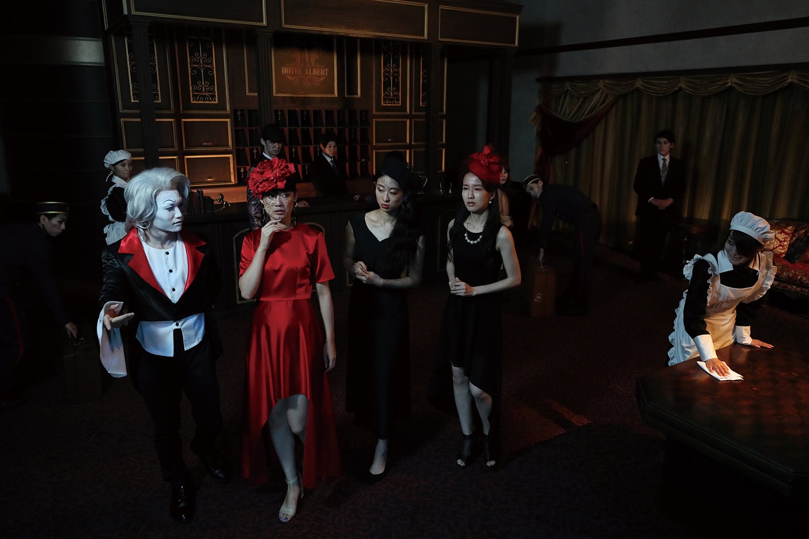 新・劇場型ホラー・アトラクション「ホテル・アルバート」（提供写真）