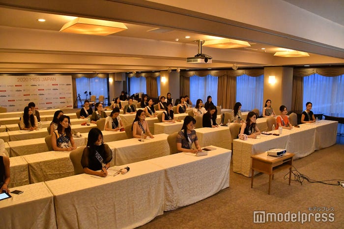 「2020ミス・ジャパン」のトレーニング合宿「ビューティキャンプ」(C)モデルプレス