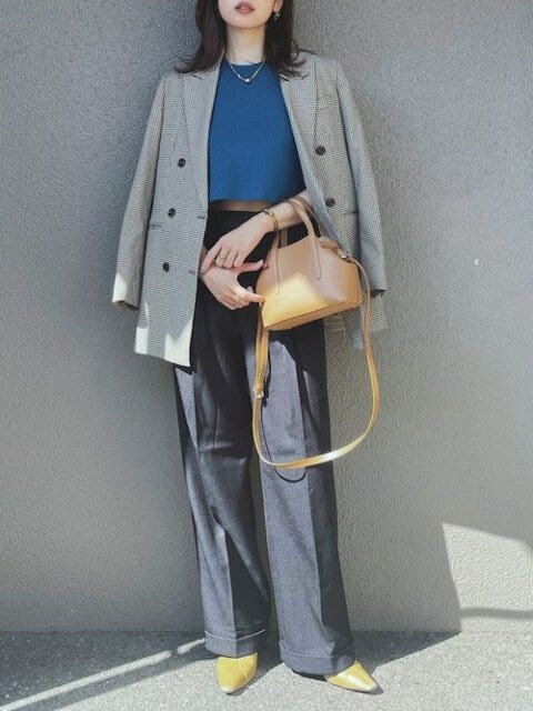 ジャケット　コーデ　秋