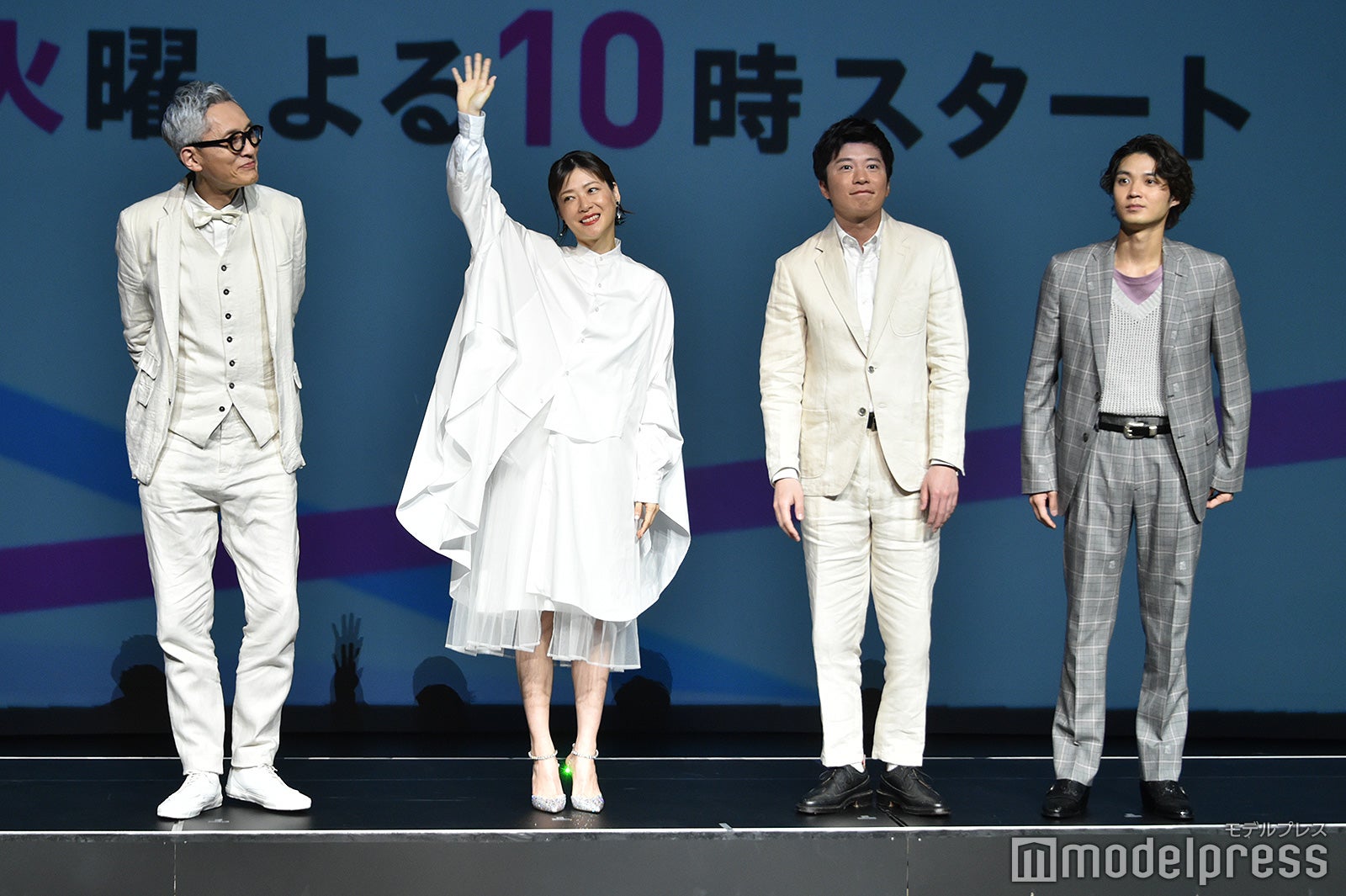 松重豊、上野樹里、田中圭、磯村勇斗（C）モデルプレス