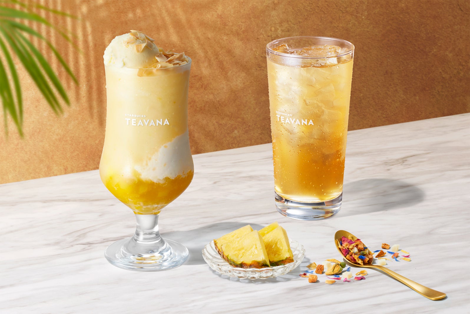 スターバックス ティー＆カフェ新作、パイン＆ココナッツのフロート含む2種 6月17日より登場