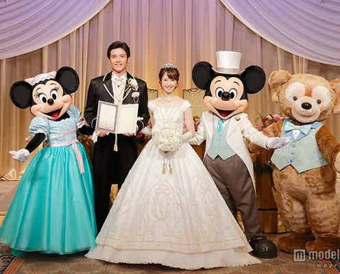 ダッフィーがお祝いに駆けつける 新ウェディングプログラム登場