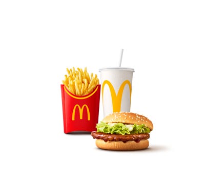 「ひるまック」てりやきマックバーガーL&Lセット(提供写真)