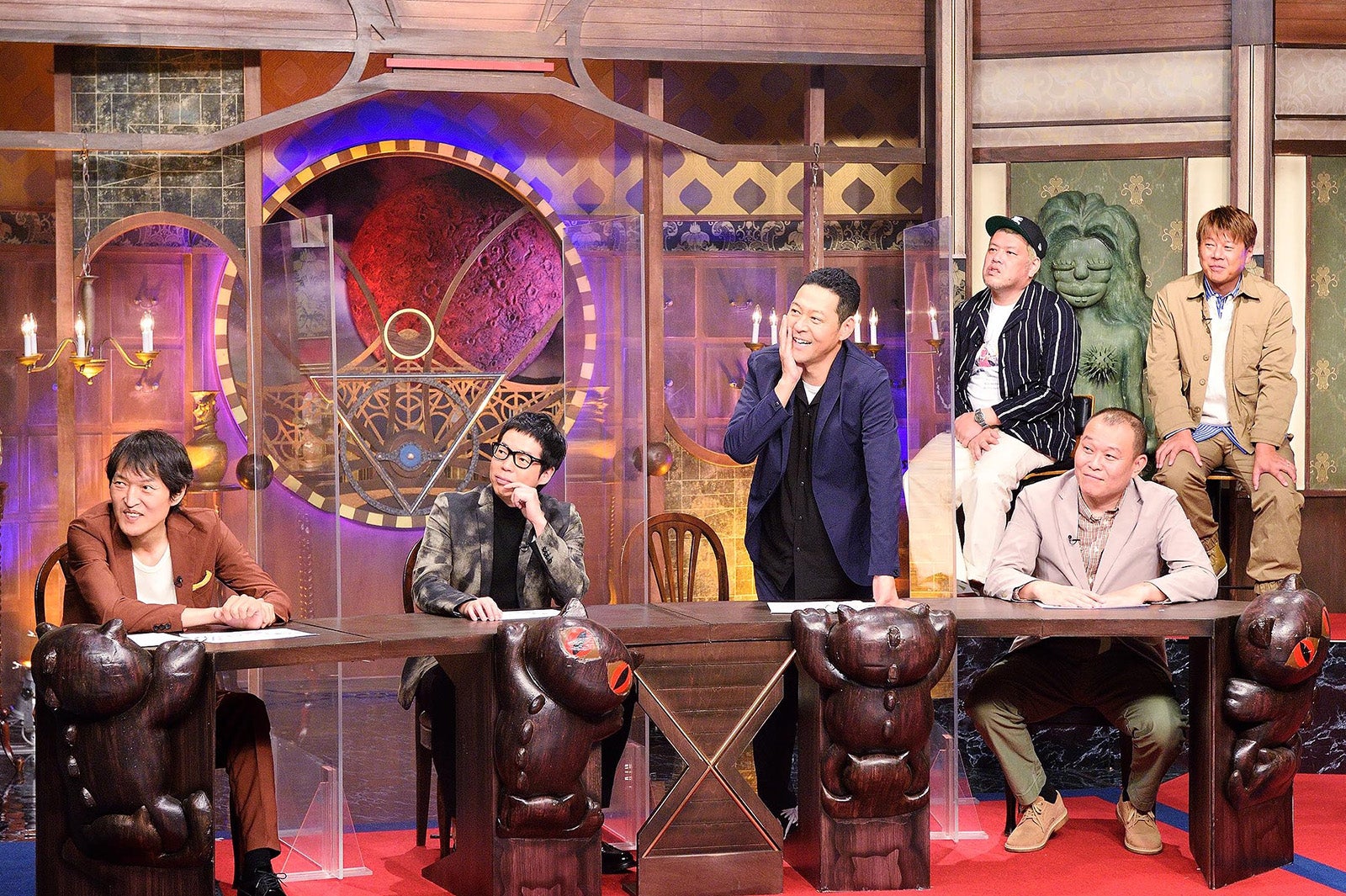 （左から）千原ジュニア、今田耕司、東野幸治、千原せいじ、野性爆弾（C）テレビ東京