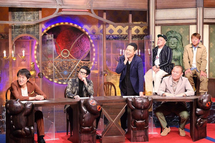 (左から)千原ジュニア、今田耕司、東野幸治、千原せいじ、野性爆弾(C)テレビ東京