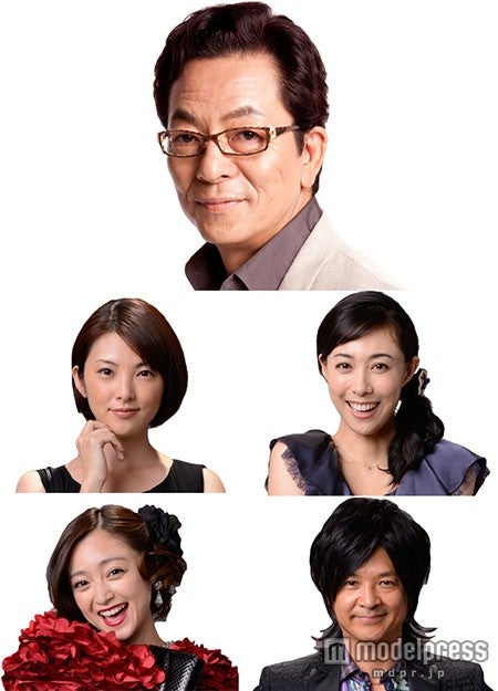 映画『王妃の館』新キャストが発表／（上から時計回りに）水谷豊、吹石一恵、緒形直人、安達祐実、田中麗奈【モデルプレス】