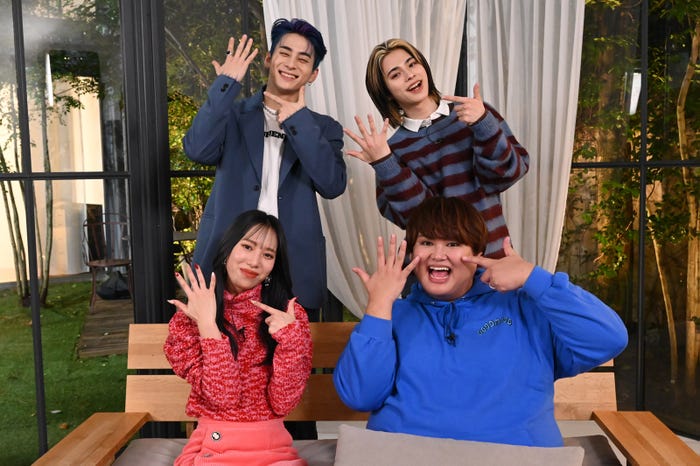 (上段左から時計回り)西洸人、松田迅、パパラピーズ(じんじん、タナカガ)(提供写真)