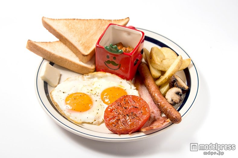 「Mr．Strongのイングリッシュブレックファースト」マグカップつき￥1，780（マグカップのお持ち帰りなし￥1，380）