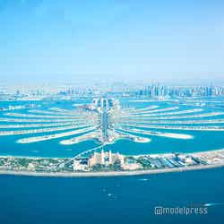 ヤシの葉が広がったような地形の「パーム・ジュメイラ」全景が一目瞭然(C)モデルプレス