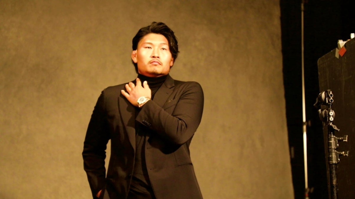 稲垣啓太選手 メイキング動画キャプチャ（提供写真）