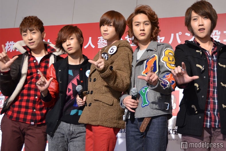 大国男児：左から、ヒョンミン、ジェイ、カラム、インジュン、ミカ