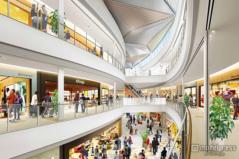 「ららぽーとEXPOCITY」東側モール／画像提供：三井不動産