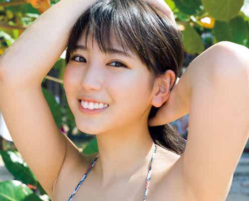 “令和のグラビア女王”沢口愛華、美バストが目を引く全力グラビア