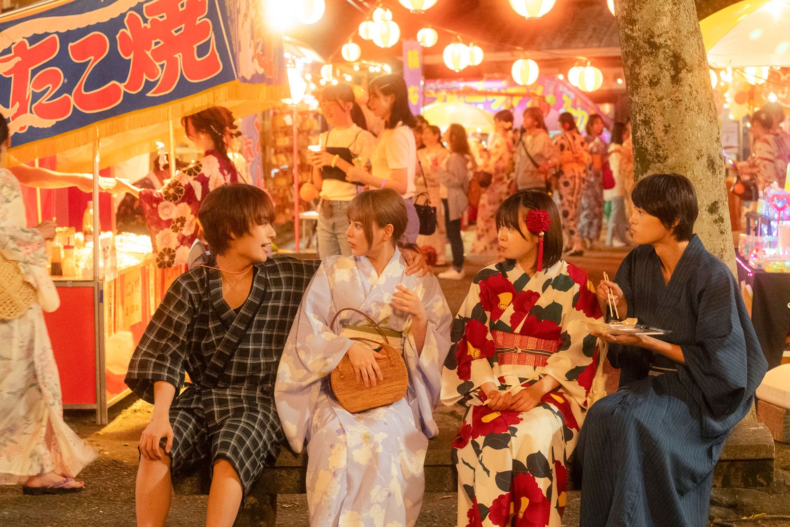 大西流星、齊藤なぎさ、莉子、窪塚愛流（C）2024「恋を知らない僕たちは」製作委員会（C）水野美波／集英社