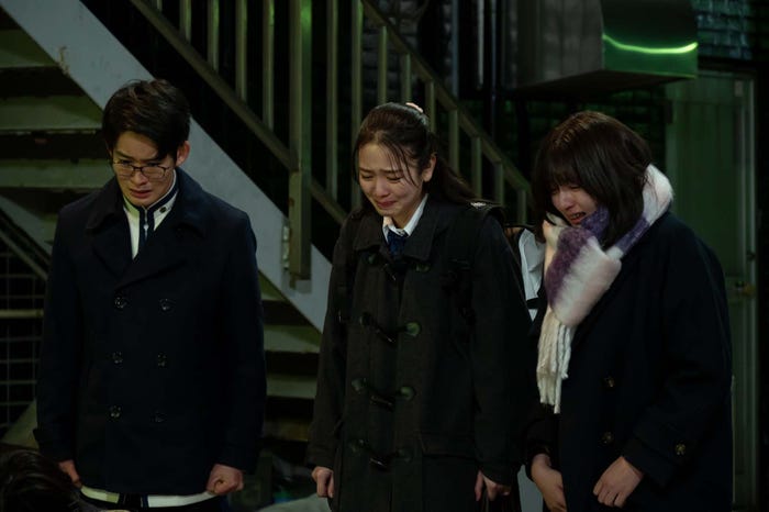 (左から)山時聡真、横田真悠、吉川愛「マルス-ゼロの革命-」第5話より(C)テレビ朝日