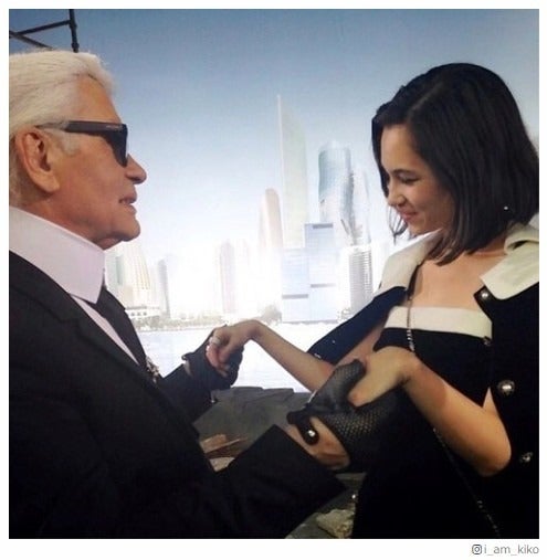 水原希子、カール・ラガーフェルド氏を追悼　生前の2ショット公開