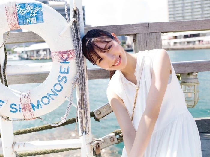 地元・下関に帰郷した河田陽菜(撮影/細居幸次郎)