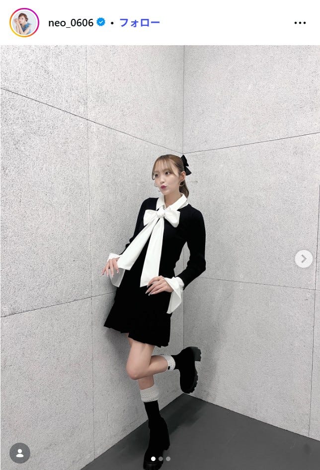 ねおInstagramより