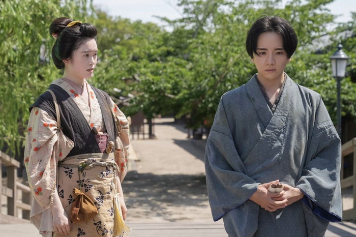 高石あかり、板垣李光人「ばけばけ」第30話(C)NHK