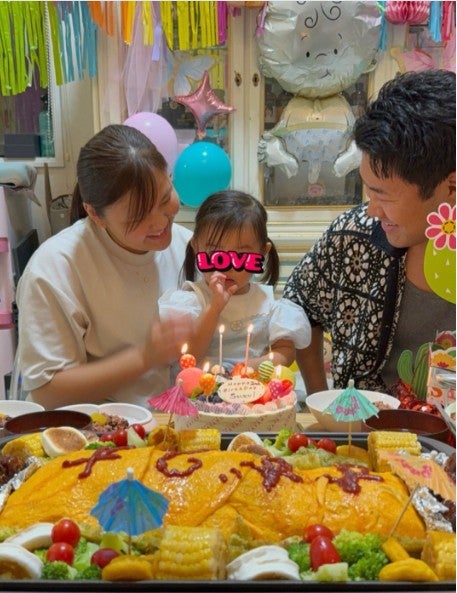 北斗晶、孫の誕生日に作った特製プレート公開「愛情たっぷり