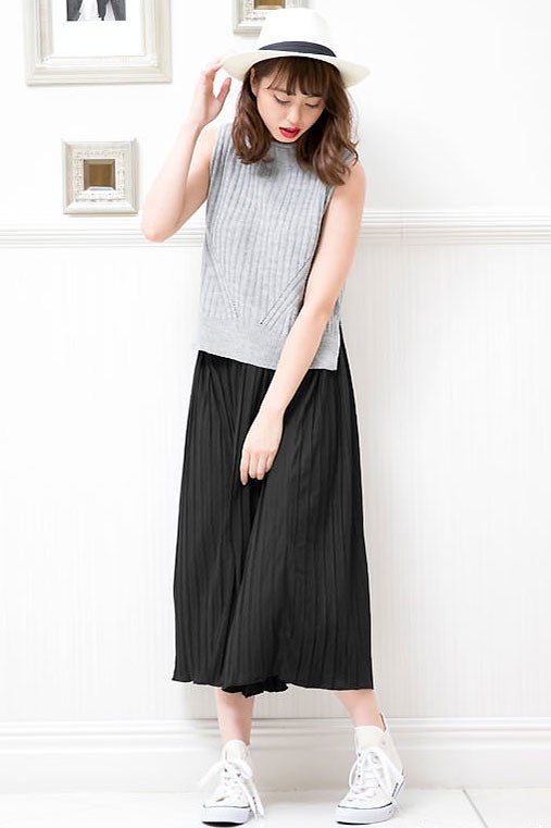 カットソープリーツフレアマキシスカート「神戸レタス」2380円（税込）／画像提供：神戸レタス