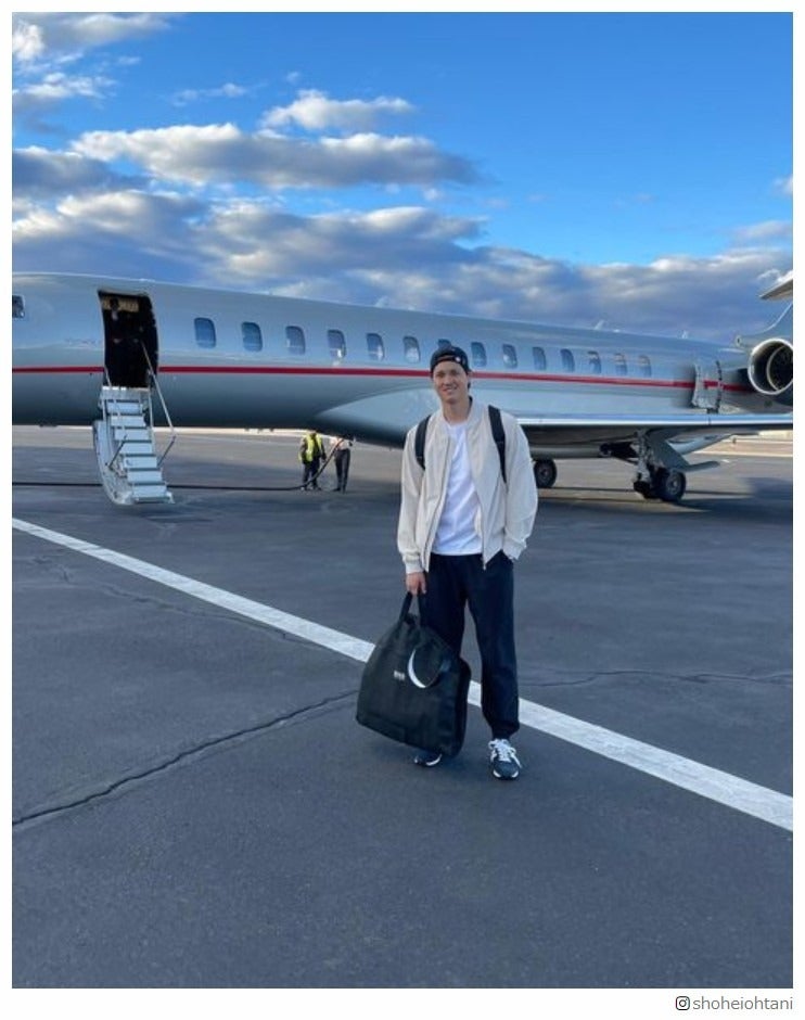 エンゼルス大谷翔平選手、プライベートジェット帰国に「さすがレジェンド」「スーパースター」の声