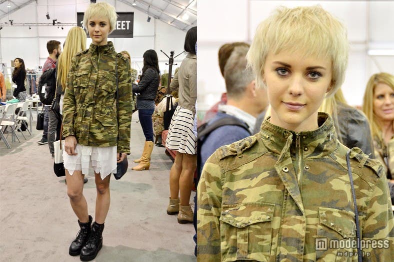 ファッショニスタをスナップ(「MAGIC」2013S/Sにて)