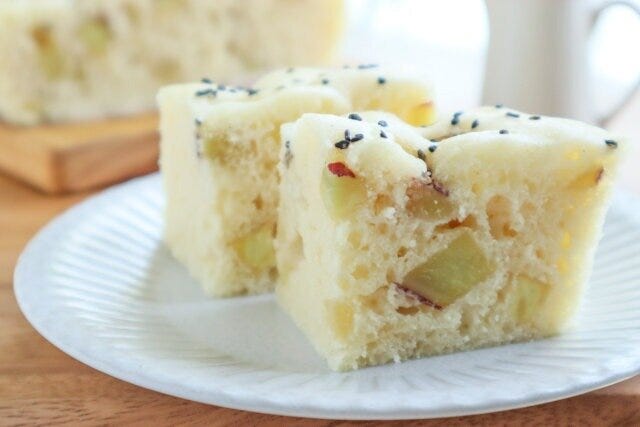 さつまいも　消費レシピ　さつまいも蒸しパンのレシピ