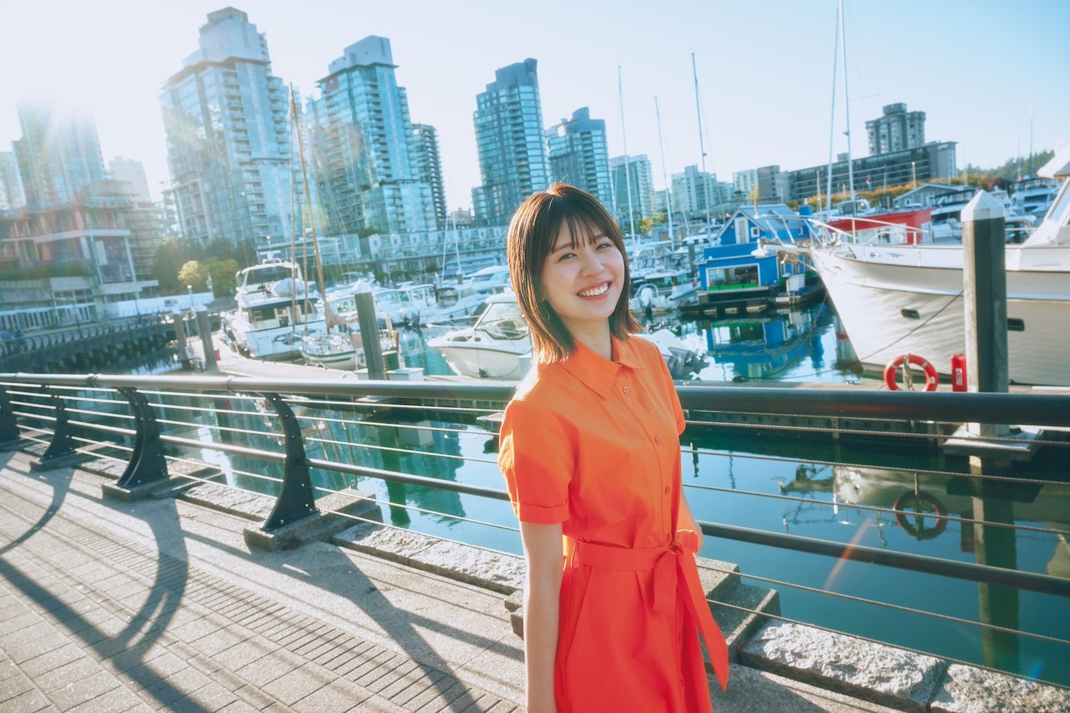 松田好花 1st写真集「振り向いて」／撮影：岡本武志／講談社