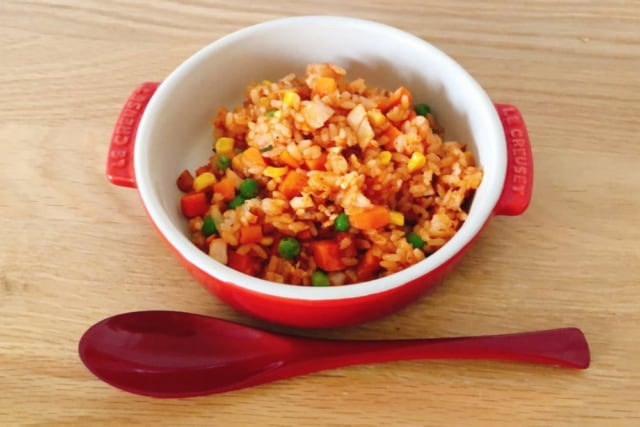 業務スーパースモークチキンスライスケチャップライス