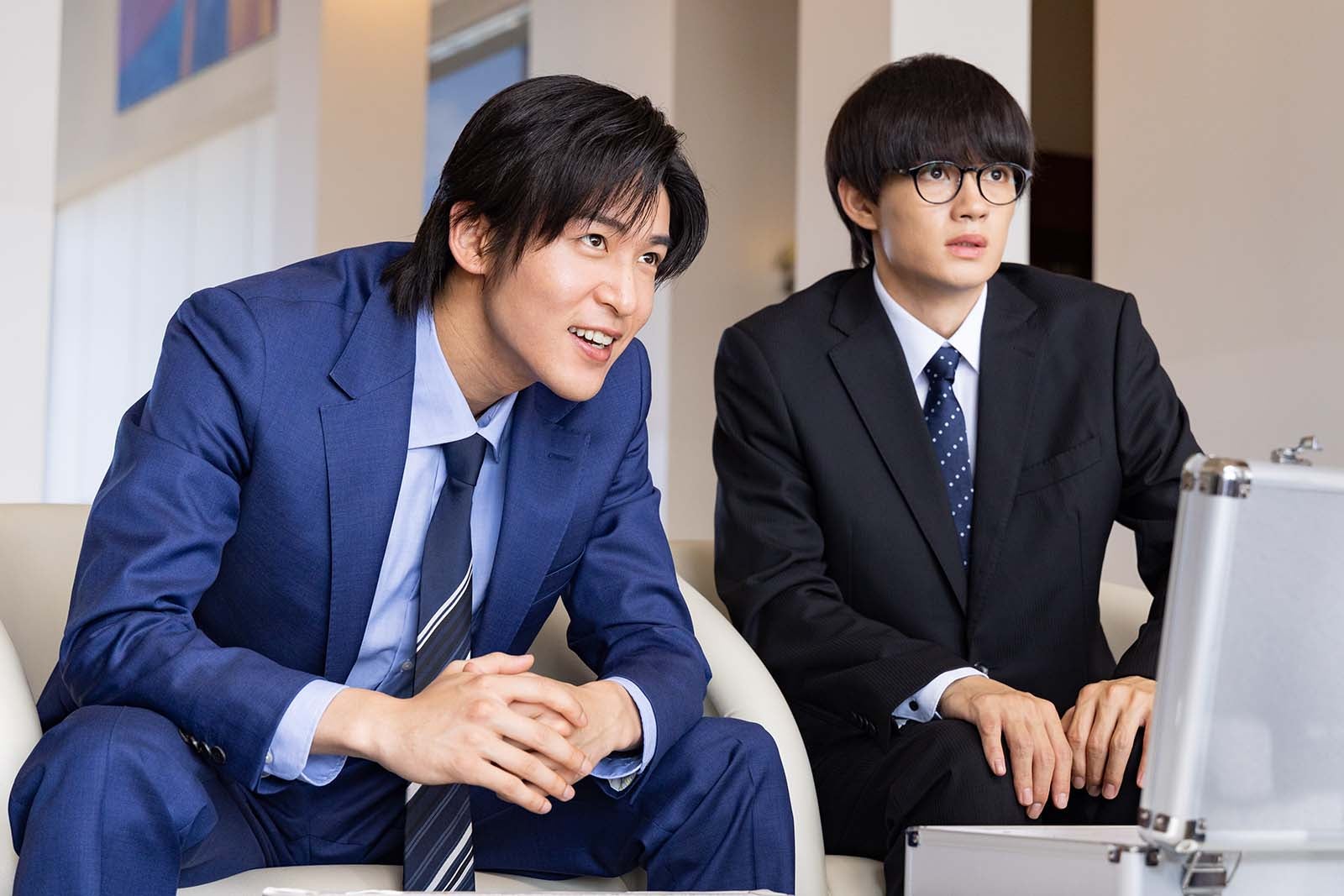 目黒蓮、佐野勇斗「トリリオンゲーム」第2話より（C）TBS／撮影：高橋裕子