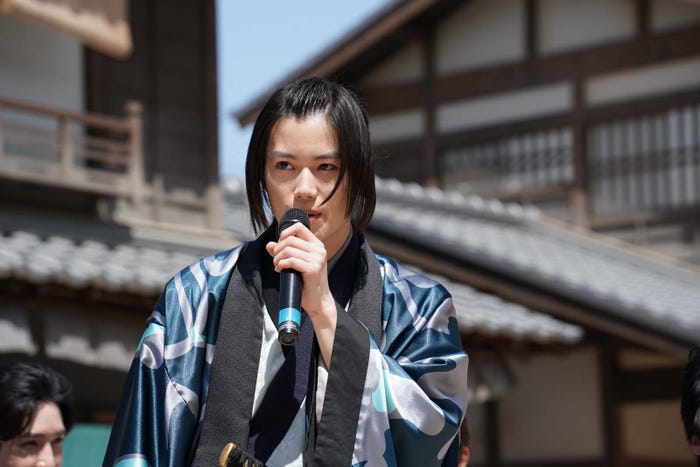 奥智哉「君とゆきて咲く~新選組青春録~」記者会見より(C)テレビ朝日