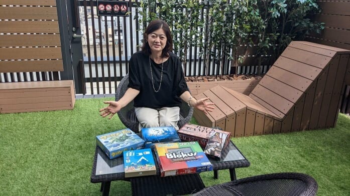 今回1泊2日でチャレンジしたゲームたち～ウミガメの島、ガイスター、バックギャモン、LoveLETTER、ブロックス、街コロなど全6種（MIMARU大阪