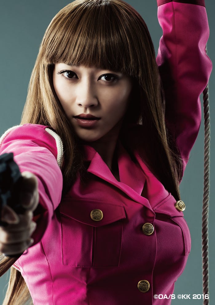 秋本・カトリーヌ・麗子役・原幹恵(C)秋本治・アトリエびーだま/集英社 (C)舞台版「こちら葛飾区亀有公園前派出所」製作委員会2016