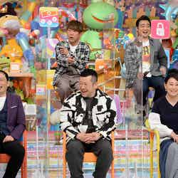 （上段左から）藤本敏史、斉藤慎二（下段左から）礼二、ケンドーコバヤシ、友近 （C）テレビ朝日