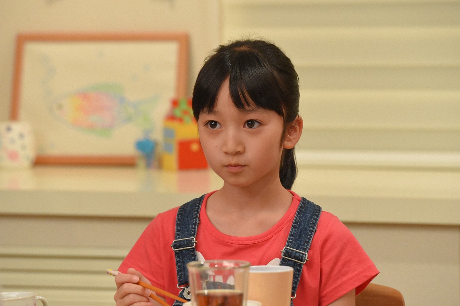 横溝菜帆／「義母と娘のブルース」第2話より（C）TBS