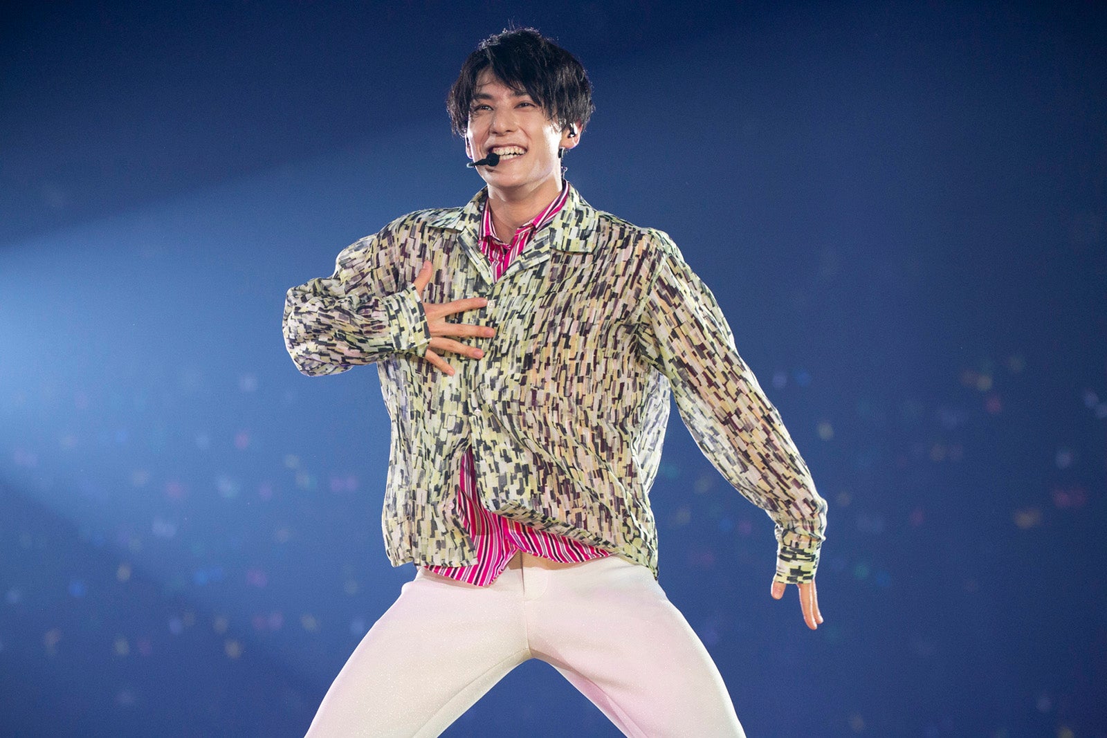 ユースケ／「BULLET TRAIN Arena Tour 2018 Sweetest Battlefield at WORLD HALL」より（画像提供：SDR）