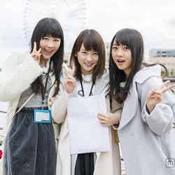 新番組『AKB48旅少女』の初回に登場する（左から）西野未姫、川栄李奈、木崎ゆりあ【モデルプレス】