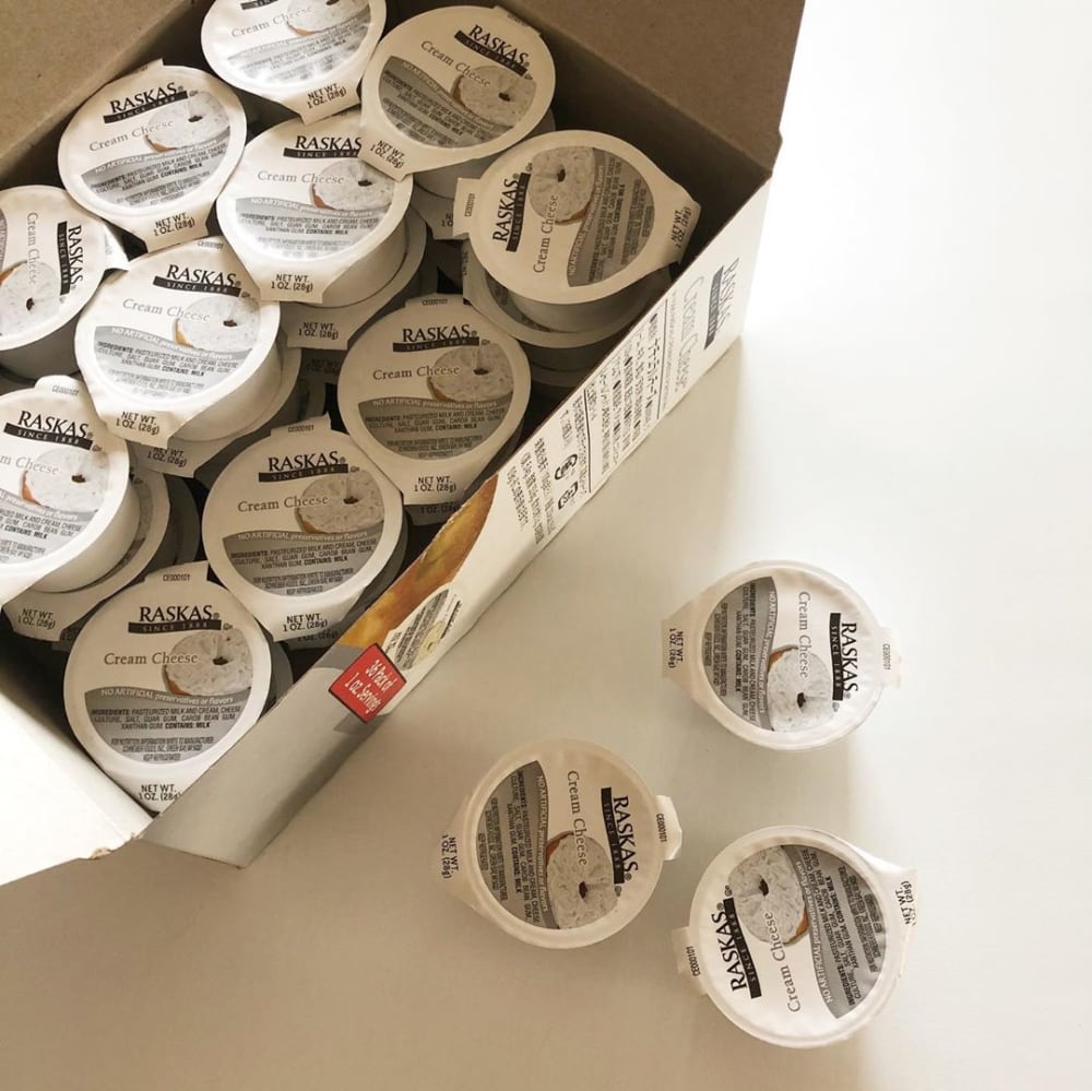 コストコのポーションクリームチーズ