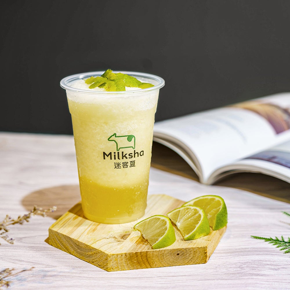 台湾レモン緑茶フラッペ ¥600／画像提供：MILKSHOP JAPAN株式会社